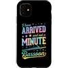 Jazz Band Bassoon Player Merch With Retr Custodia per iPhone 11 Sono Arrivato E Non Un Minuto Fagotto Gioco di parole