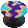 Flowing Swirl Gifts Kidcore Deep Blue Flow Swirl PopSockets PopGrip Adesivo