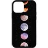 Celestial Witchy Moon Phases Aesthetic G Custodia per iPhone 12 mini Colorato Verticale Sequenza di Fase Lunare Celeste Arte