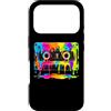 80s 90s Retro Boombox Music Nostalgia Er Custodia per iPhone 17 Pro Retro cassetta nastro gocciolante vernice anni '90 80 amanti della musica