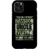 Jazz Band Bassoon Player Merch With Retr Custodia per iPhone 11 Pro Io sono il fagotto zio Tutti ti hanno avvertito