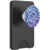 Flowing Swirl Gifts Lavanda Blu Cell Pattern Arte Astratta Swirl PopSockets PopWallet per MagSafe