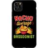 Jazz Band Bassoon Player Merch With Retr Custodia per iPhone 11 Pro Max Nacho Medio Fagotto Divertente Messicano Amante del Cibo