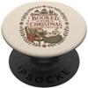 Christmas Season Prenotato per Christmas Cat Reader Holiday Book Lover PopSockets PopGrip Adesivo