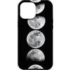 Celestial Witchy Moon Phases Aesthetic G Custodia per iPhone 12 Pro Max Sequenza di fasi lunari verticali grigie Celeste Lunare Art Boho