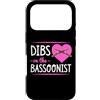 Jazz Band Bassoon Player Merch With Retr Custodia per iPhone 17 Pro Dibs Sul Fagotto Romantico San Valentino