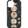 Celestial Witchy Moon Phases Aesthetic G Custodia per iPhone 12/12 Pro Fase Lunare Verticale Celeste Lunare Art Boho