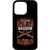 Jazz Band Bassoon Player Merch With Retr Custodia per iPhone 15 Pro Max Non suono sempre fagotto Oh Aspetta Sì lo faccio