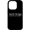 Techno music Apparel Custodia per iPhone 14 Pro Techno music Periodic chemical elements