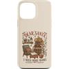Christmas Season Custodia per iPhone 13 Pro Max Amante dei libri di Natale Caro Babbo Natale ho bisogno di più libri