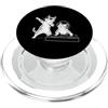 Party Disco Lover Designs DJ, gatti, feste musicali divertenti PopSockets PopGrip per MagSafe