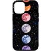 Celestial Witchy Moon Phases Aesthetic G Custodia per iPhone 12/12 Pro Colorato Verticale Sequenza di Fase Lunare Celeste Arte