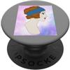 Vintage Designs Disegno vintage di signora dal design degli anni '20 PopSockets PopGrip Adesivo
