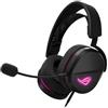 ASUS ROG PELTA CORE, Cuffie da Gaming Cablate, Nere | Ultraleggere, Driver Placcati in Titanio da 50 mm, Microfono da 10 mm, Connettività USB-C, RGB Aura, Per PC, Switch, PS5