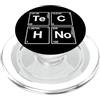 Techno Music Apparel Techno Music Periodic Chemical Elements PopSockets PopGrip per MagSafe