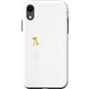 Dibba Designs Custodia per iPhone XR Oh no! I'm under a tack Stickman Stick Figure Grafica Divertente
