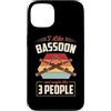 Jazz Band Bassoon Player Merch With Retr Custodia per iPhone 13 Mi piace Fagotto E Forse Mi Piace 3 Persone