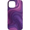 Flowing Swirl Gifts Custodia per iPhone 15 Vortice di flusso astratto viola profondo