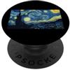 Vincent Van Gogh Tees Van Gogh Notte stellata Vector Art Painting PopSockets PopGrip Adesivo