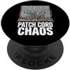 Modular Synth Eurorack Apparel Modular Synthesizer Patch Cord Chaos Eurorack Synth PopSockets PopGrip Adesivo