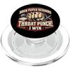 Rock Paper Scissors Throat Punch Sarcast Rock Paper Scissors Throat Punch I Win - Divertente scherzo sul gioco PopSockets PopGrip per MagSafe