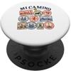 Regalo del Cammino di Santiago di Compos Mi Camino Buen Camino Maglietta Pellegrino PopSockets PopGrip Adesivo