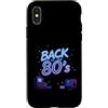 80s Retro Classic Vintage Style Nostalgi Custodia per iPhone X/XS Ritorno al ritorno al passato Retro nostalgico Down Memory Lane degli anni '80