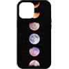 Celestial Witchy Moon Phases Aesthetic G Custodia per iPhone 12 Pro Max Colorato Verticale Sequenza di Fase Lunare Celeste Arte