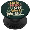 Off To Daily Chaos Divertente Worker Wrench Umorismo del sito di lavoro PopSockets PopGrip Adesivo