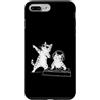 Party Disco Lover Designs Custodia per iPhone 7 Plus/8 Plus DJ, gatti, feste musicali divertenti