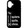 Techno music Custodia per iPhone 16 Te quiero, tequila, techno