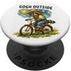 Gogh Play Outside Quotes and Punny Sayin Gogh Fuori Procione stravagante Giorno stellato PopSockets PopGrip Adesivo