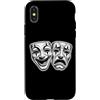Urban Empyre Custodia per iPhone X/XS Smile Now Cry Later Angel Comedy Tragedy Maschere Chicano
