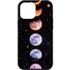 Celestial Witchy Moon Phases Aesthetic G Custodia per iPhone 12 Pro Max Colorato Verticale Sequenza di Fase Lunare Celeste Arte