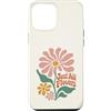 Jeff Hobrath Custodia per iPhone 12 Pro Max Basta aggiungere fiori, design floreale retrò per giardinaggio