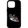 Broken Skeleton Sports Funny Athlete Bon Custodia per iPhone 16 Pro Motoslitta Snowmobiling Snow Machine Halloween Injury Humor
