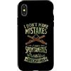 Jazz Band Bassoon Player Merch With Retr Custodia per iPhone X/XS Non commetto errori Prendo decisioni creative spontanee