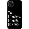 Techno music Custodia per iPhone 11 Pro Max Te quiero, tequila, techno