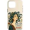 Medusa Lore Custodia per iPhone 16 Pro Max Divertente Medusa Sarcastico Donna Mitologia Greca Umorismo