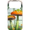 Mushroom Cottagecore Aesthetic Gifts Custodia per iPhone 17 Pro Max Arco Verde Fungo Arancio Retro Fantasy Art Cottagecore