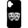 Urban Empyre Custodia per iPhone 16 Plus Smile Now Cry Later Angel Comedy Tragedy Maschere Chicano