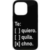 Techno music Custodia per iPhone 13 Pro Te quiero, tequila, techno
