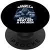 I'm Not A Gorilla But I Can Beat Off A 1 Non sono un gorilla ma posso battere un 100 Citazioni divertenti per uomini PopSockets PopGrip Adesivo