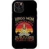 Virgo Mothers Day Zodiac Birthday Retro Custodia per iPhone 11 Pro Virgo Mamma Zodiaco Yoga Meditazione Zen Anima Madre