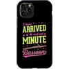 Jazz Band Bassoon Player Merch With Retr Custodia per iPhone 11 Pro Sono Arrivato E Non Un Minuto Fagotto Gioco di parole