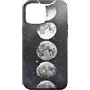 Celestial Witchy Moon Phases Aesthetic G Custodia per iPhone 12 Pro Max Sequenza di fasi lunari verticali grigie Celeste Lunare Art Boho