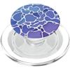 Flowing Swirl Gifts Lavanda Blu Cell Pattern Arte Astratta Swirl PopSockets PopGrip per MagSafe