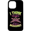 Jazz Band Bassoon Player Merch With Retr Custodia per iPhone 13 Pro Max Penso di essere un fagotto