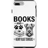 Funny Kerry Blue Terrier And Book Design Custodia per iPhone 7 Plus/8 Plus Libri e Kerry Blue Terrier Divertente Kerry Blue Terrier