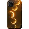 Celestial Witchy Moon Phases Aesthetic G Custodia per iPhone 11 Pro Max Eclipse Luna Sequenza Celeste Lunare Art Boho